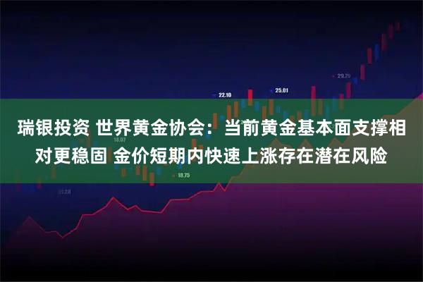 瑞银投资 世界黄金协会：当前黄金基本面支撑相对更稳固 金价短期内快速上涨存在潜在风险